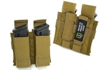 TAG MOLLE Enhanced Double Stacked 45 Pistol Mag 2 Pouch