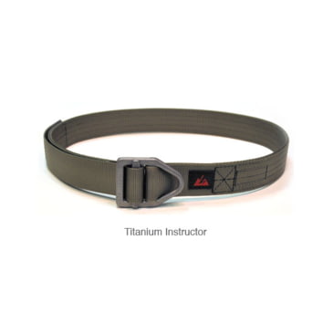 privaat onderdak zak EOTAC A109 Titanium Instructor Belt - 5 Stitch - 1 1/2" 