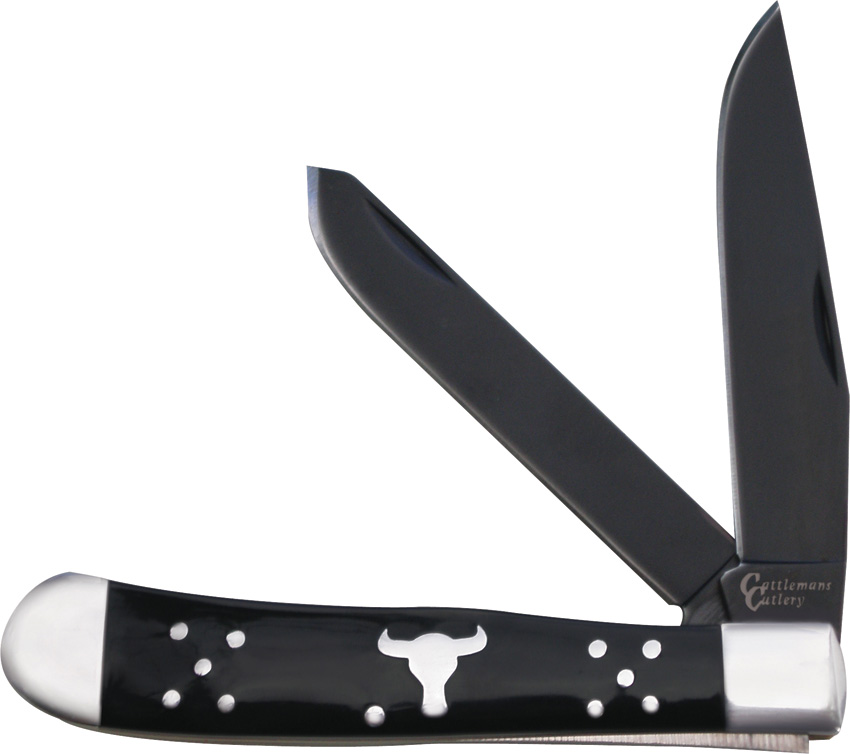 Stack knife. Case Cutlery Black Trapper. Cattlemans Cutlery нож складной.