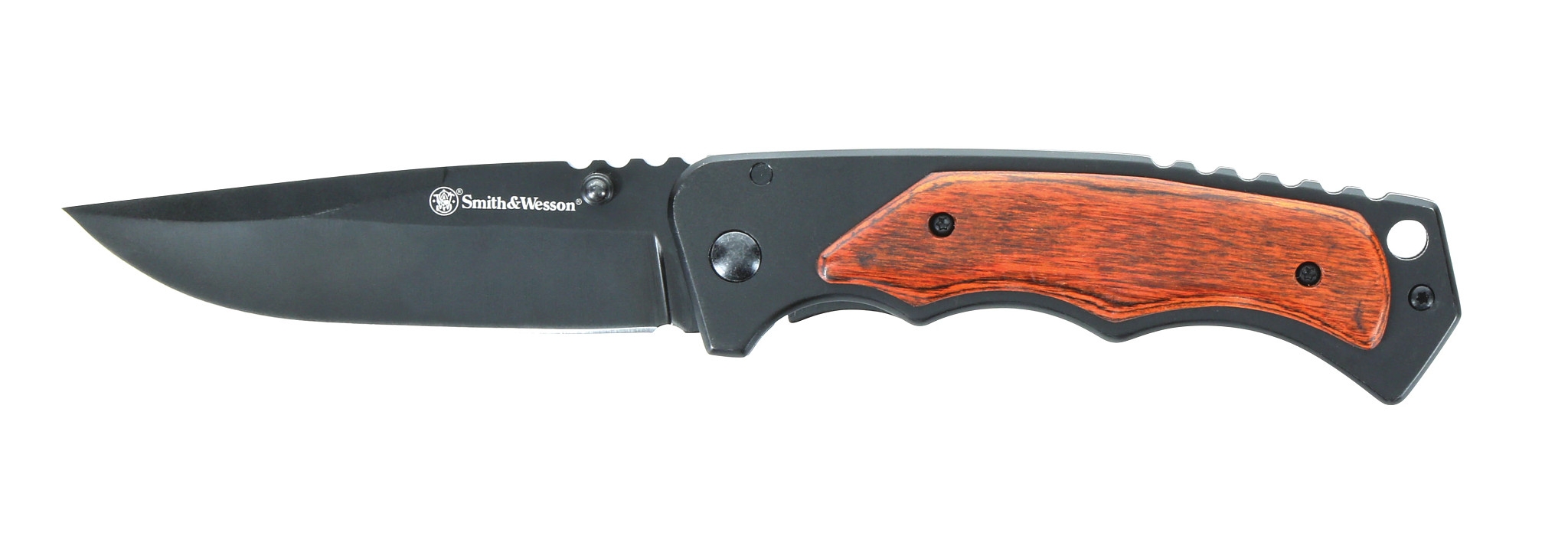 Smith & Wesson® 1136969 Wood Handle Folder