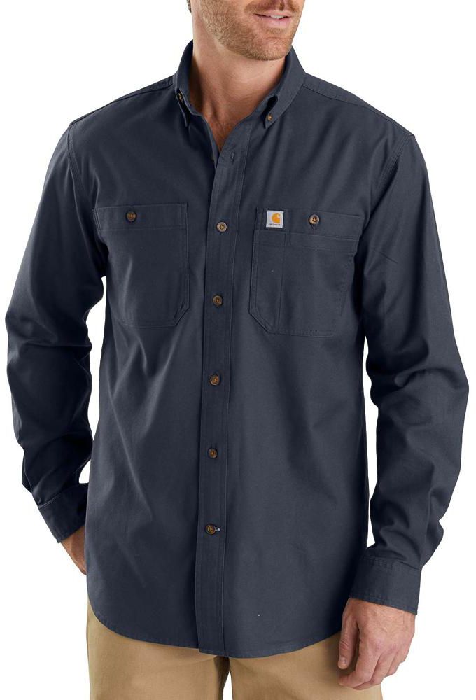carhartt rugged flex rigby long sleeve work shirt
