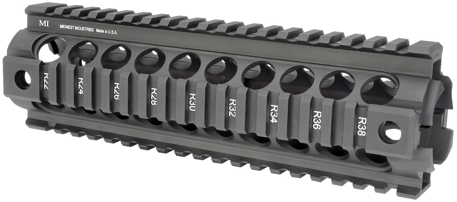 Midwest Industries Quad-rail Drop In For AR-10 Armalite Carbine Length ...